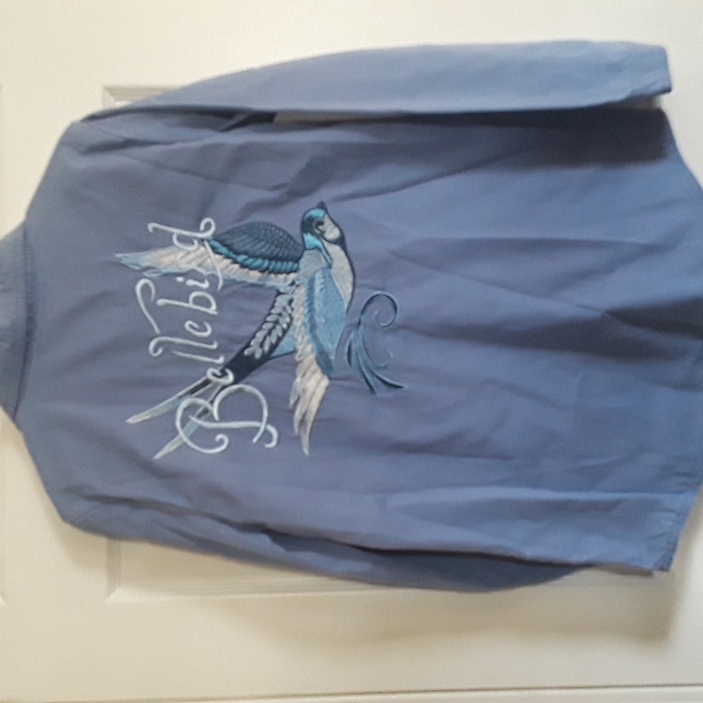 SALE PENDING Spell Blue Belle (Bellebird) Chambray Shirt Jacket BNWT FSOT - Picture 3 of 12
